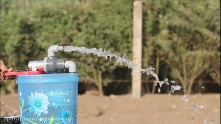 ساخت پمپ آب در خانه