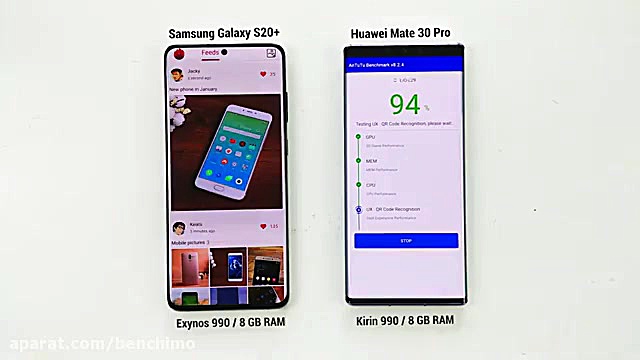 تست بنچمارک سامسونگ گلکسی اس 2...