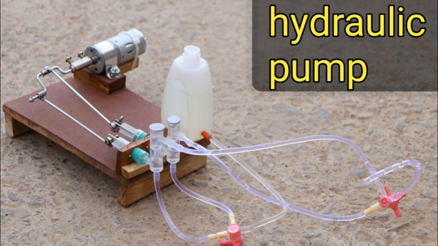 چگونه یک پمپ هیدرولیک بسازیم |...