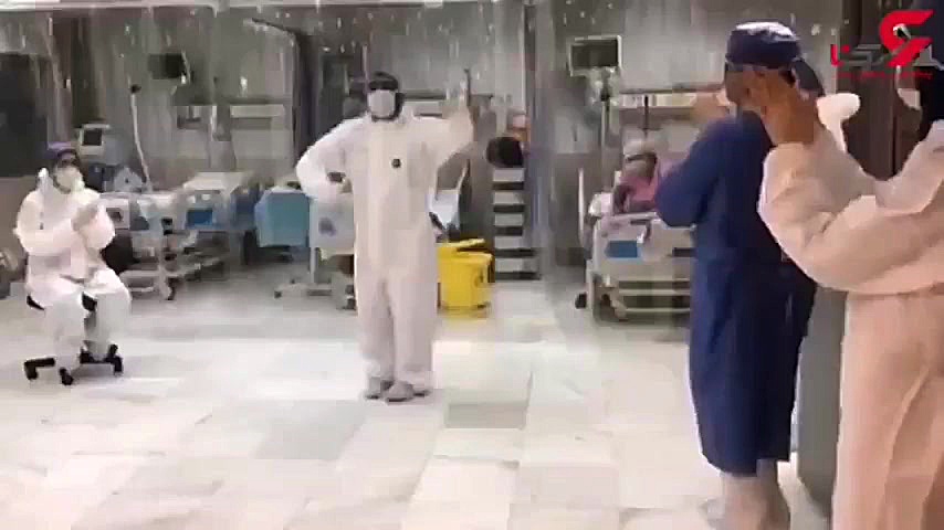 رقص جالب پرستاران برا روحیه دا...