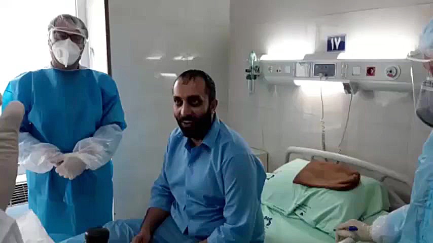 صحبت های جالب بیمار کرونایی در...