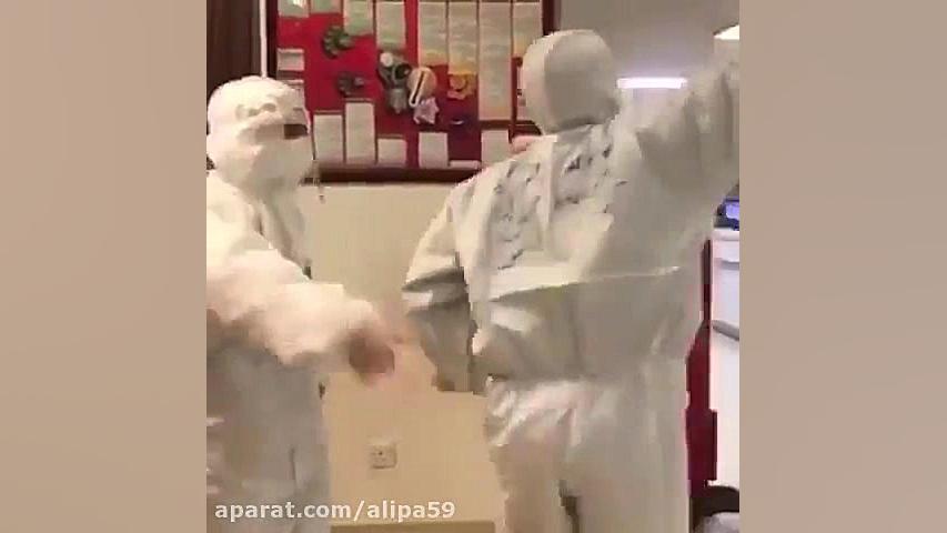 کرونا و چالش رقص پرستاران 1