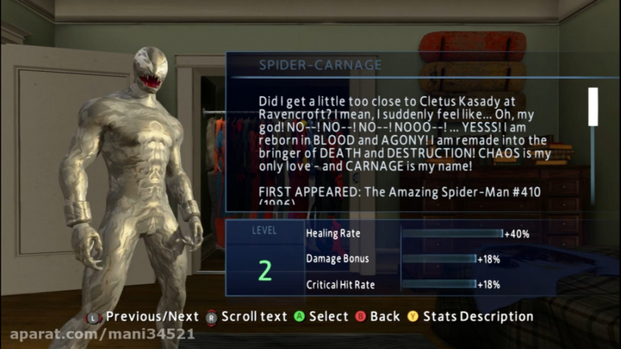 لباس Riot برای بازی Spider Man...