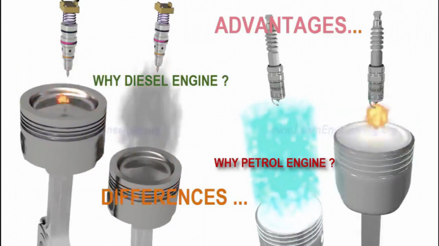 مقایسه موتور بنزینی با موتور د...