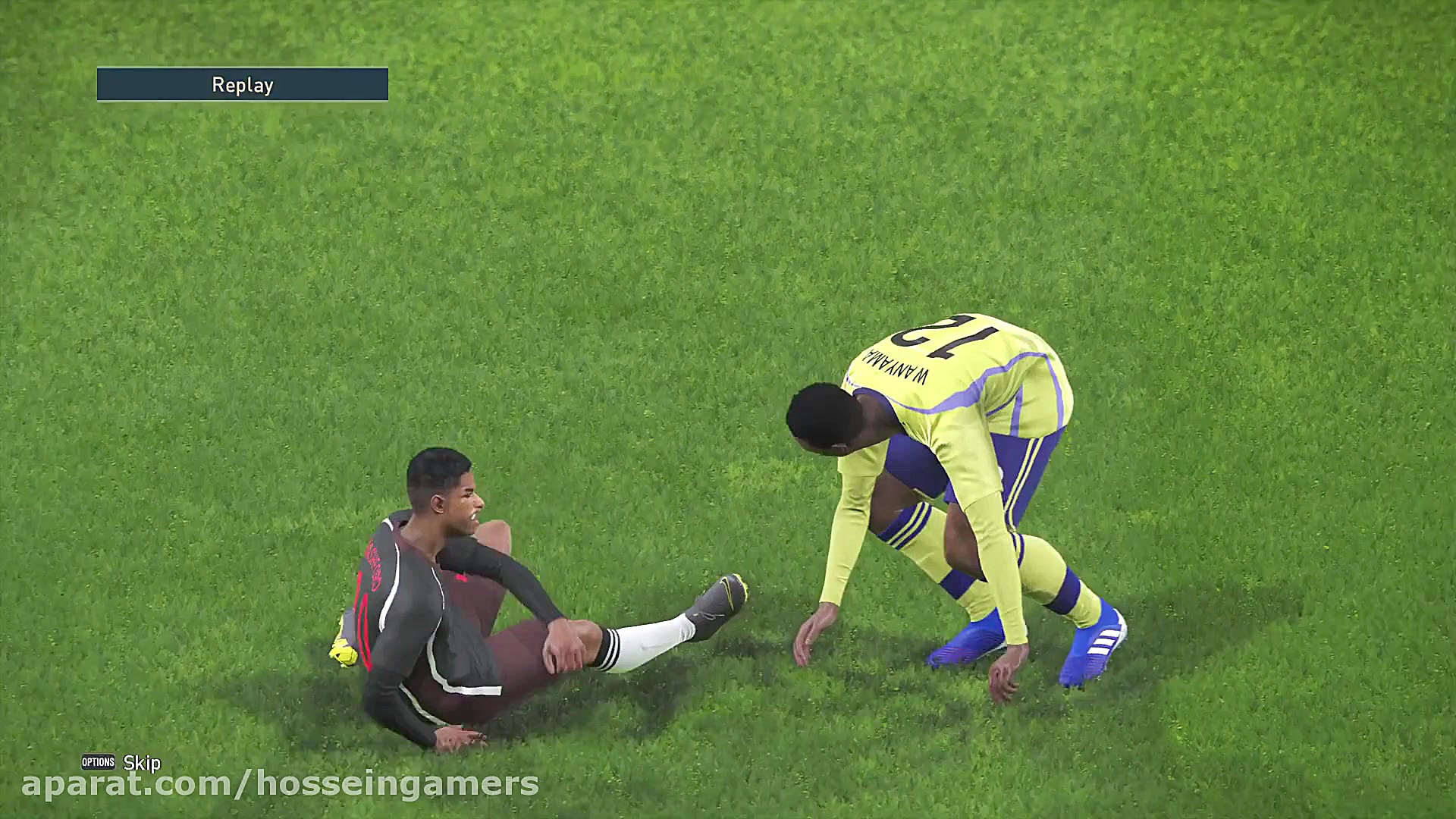 گیم پلی بازی PES 2019 (منچستر...