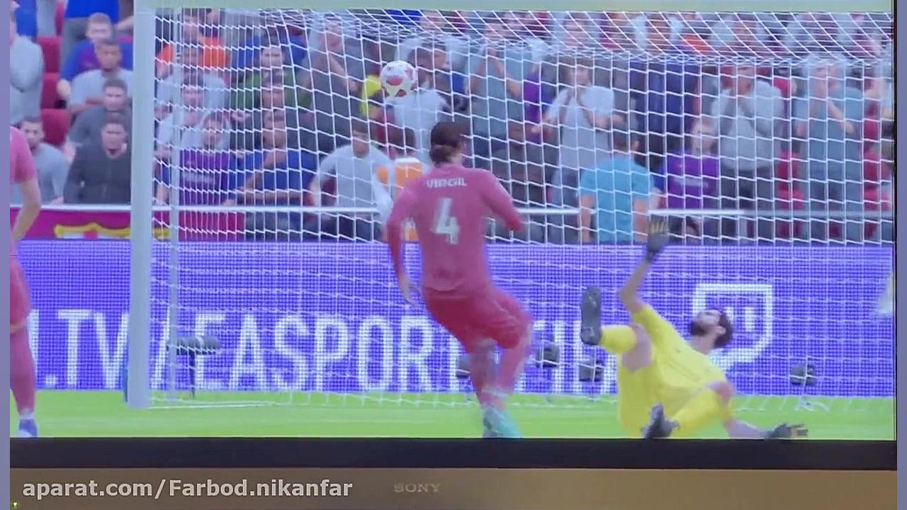 ۲ گل از بارسلونا و لیورپول