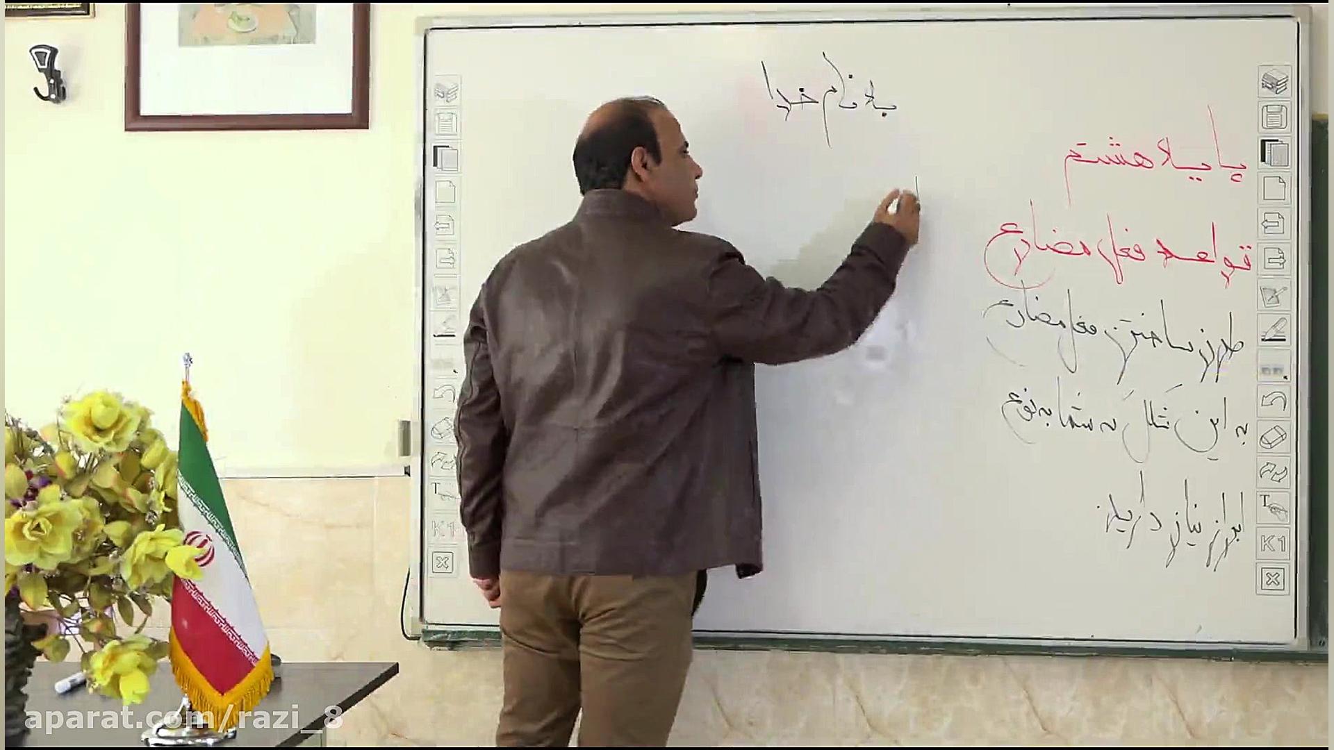 عربی هشتم قواعد افعال دبیرستان...