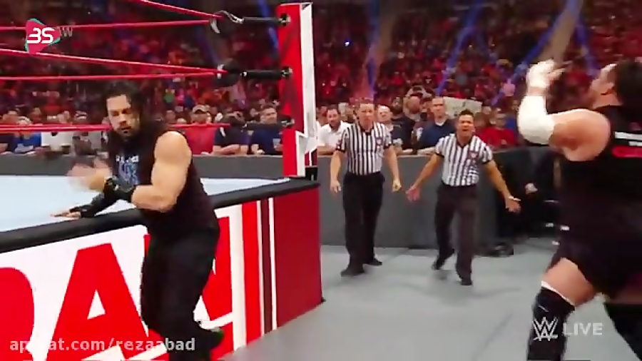 مبارزه ساموجا و رومن رینز