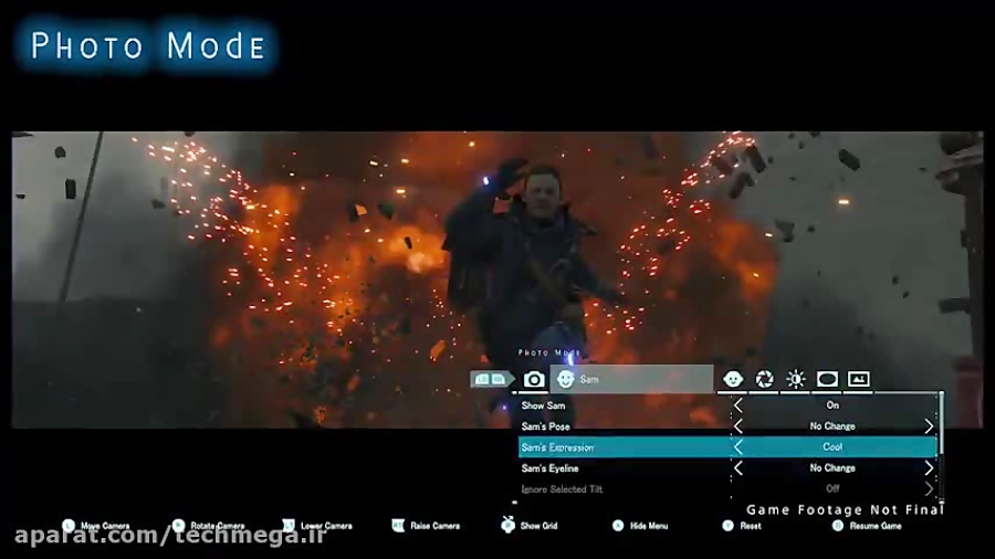 حالت photo mode بازی death str...