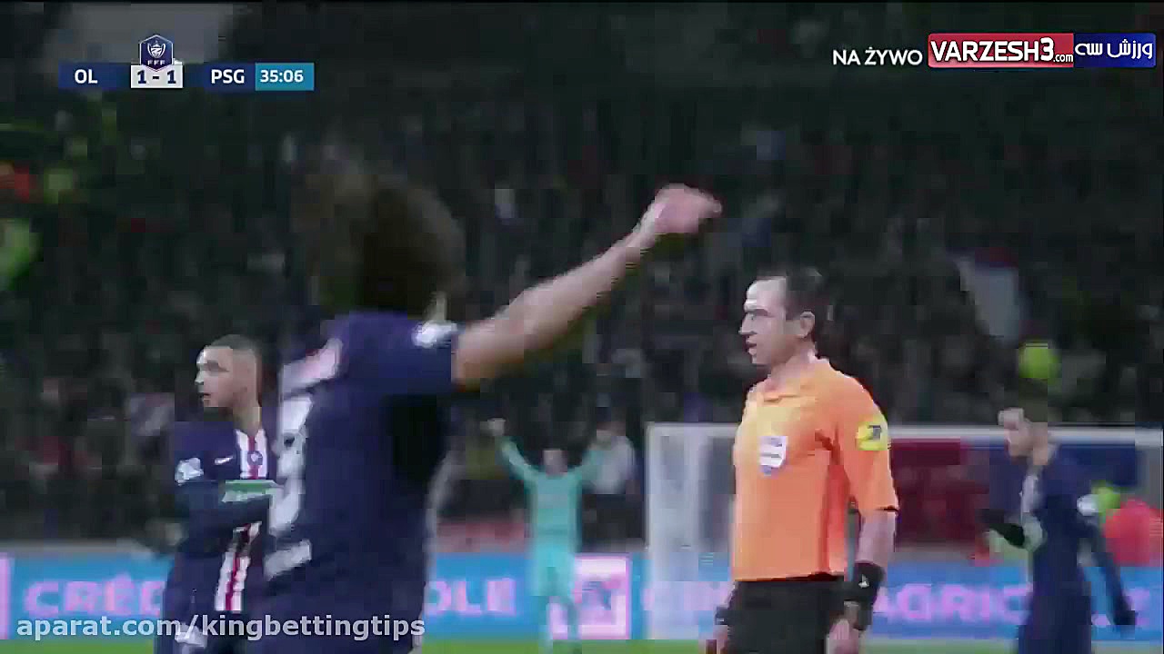 خلاصه بازی لیون 1  پاری سن ژرم...