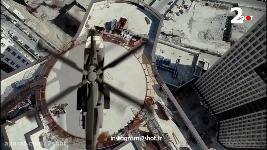 تصویر برداری هوایی از برج های...