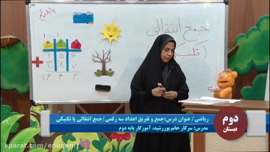 ریاضی دوم دبستان  جمع و تفریق...