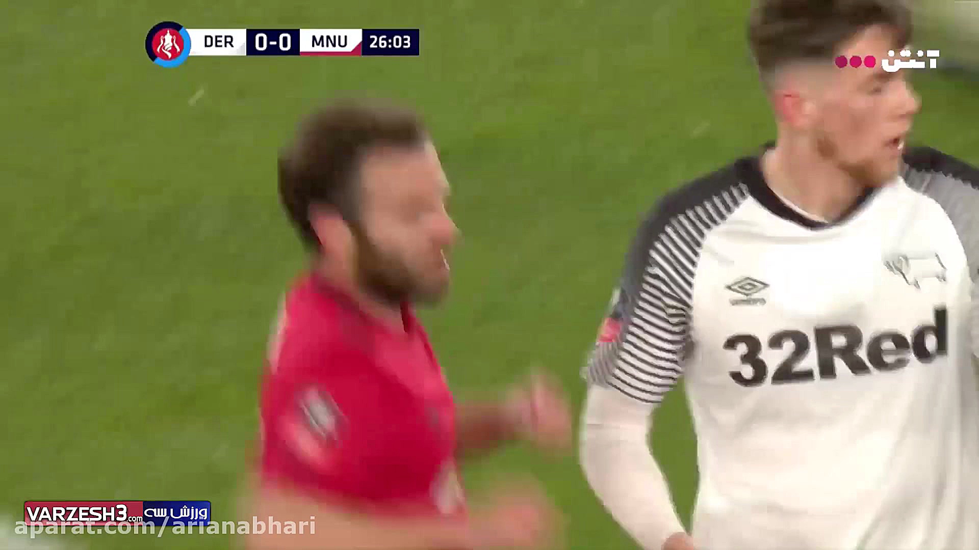 خلاصه بازی دربی کانتی  منچستری...