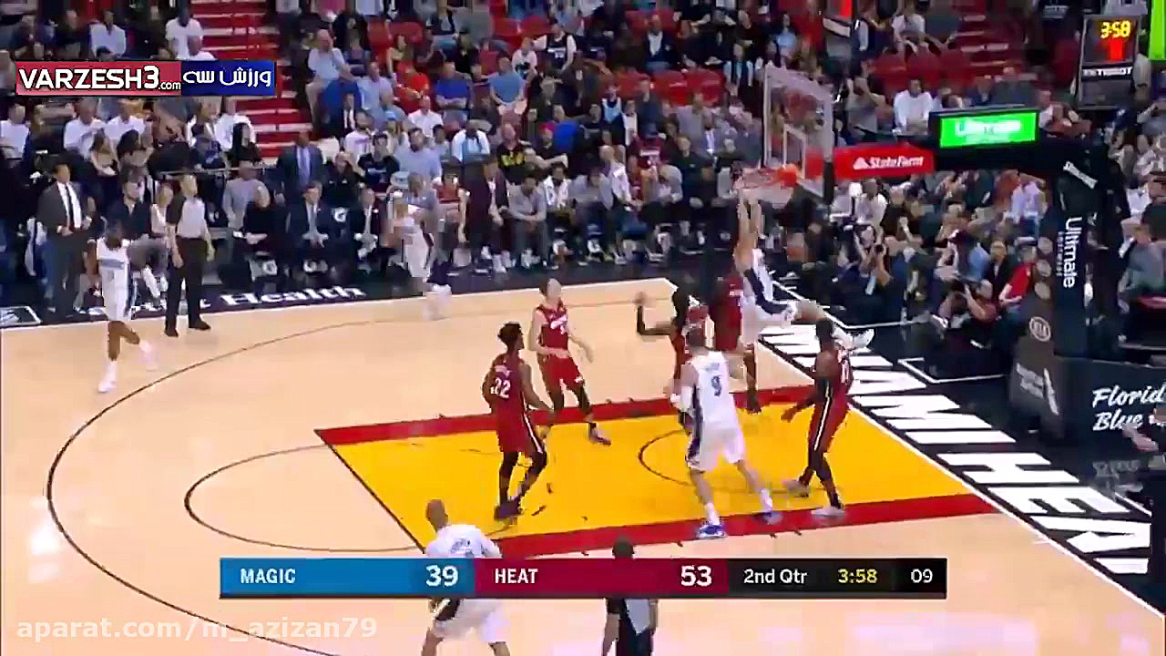 خلاصه بسکتبال میامی هیت  اورلن...