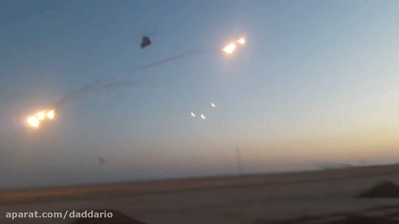 حمله بالگرد ارتش عراق به مواضع...