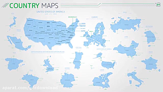 پروژه افتر افکت اینفوگرافی ارا...