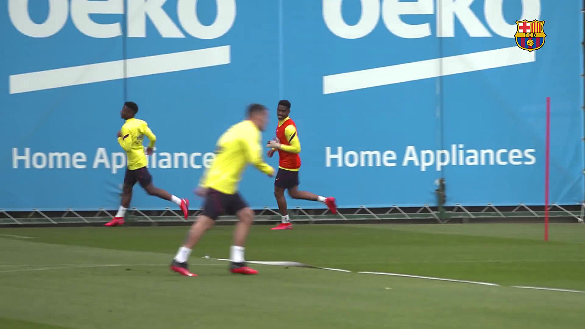 دقت بیشتر در آخرین تمرین بارسل...