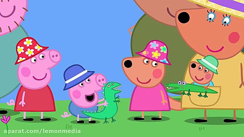 کارتون پپا پیگ  پپا دنبال مارم...