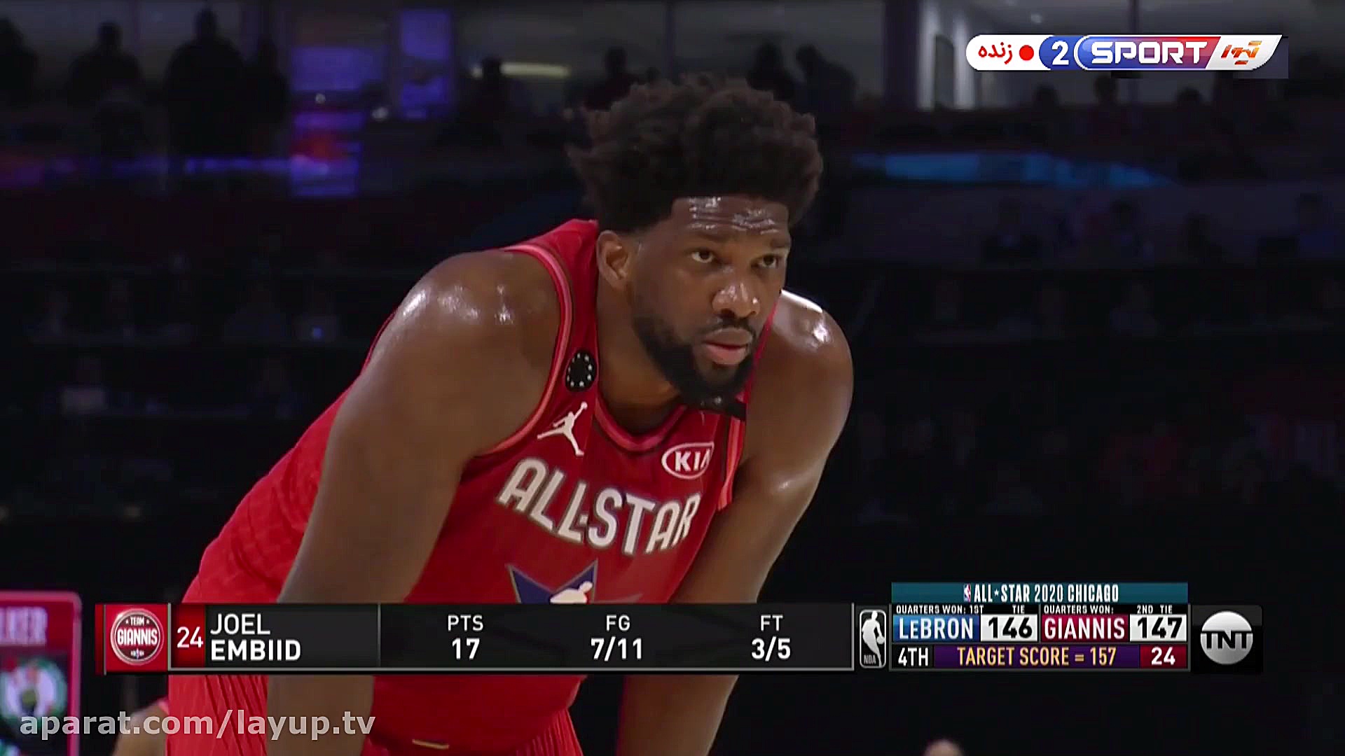 آل استار 2020 (تیم یانیس و لبر...