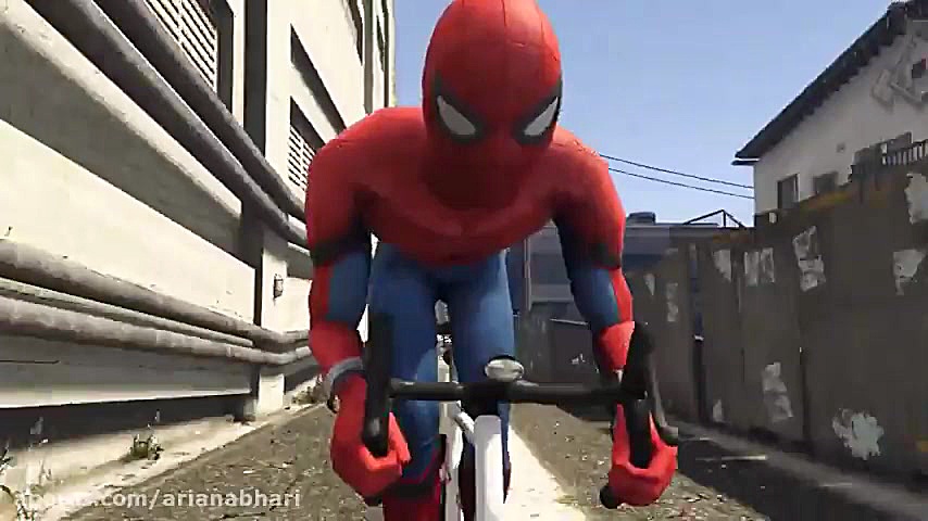 دعوای تیم مرد عنکبوتی با تیم و...