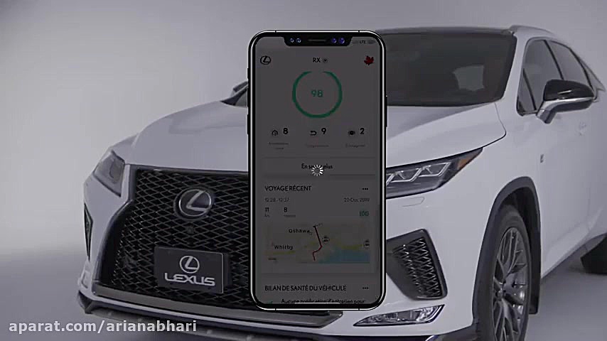 بررسی اپلیکیشن خودروی لکسوس