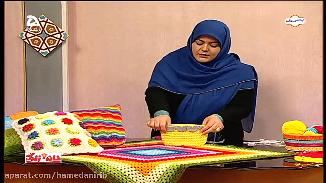 آموزش بافت سبد خیلی شیک با کام...