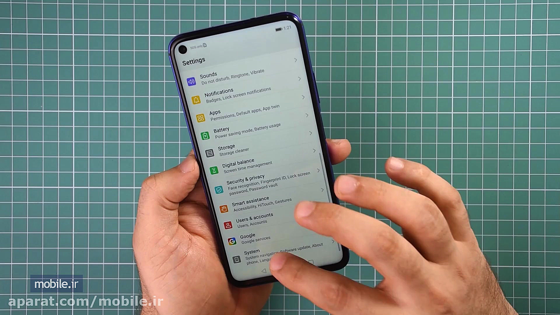 جعبه گشایی گوشی هواوی nova 5T...