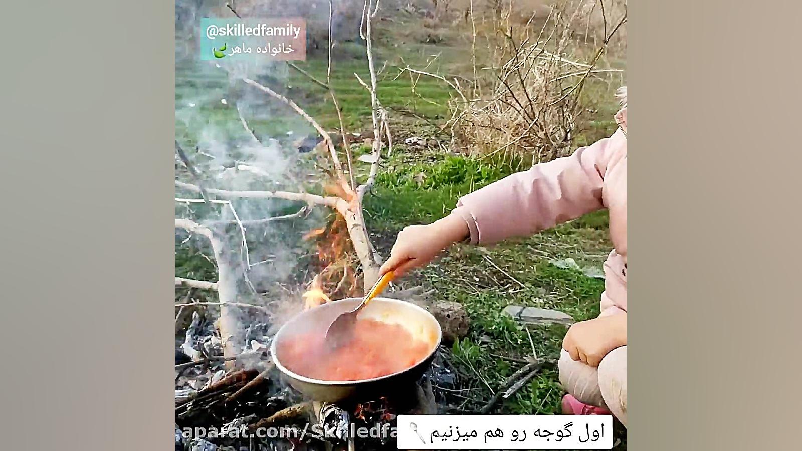 آشپزی در طبیعت