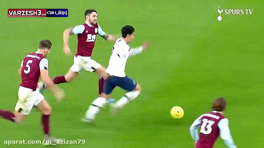 10 گل برتر تاتنهام برابر برنلی...