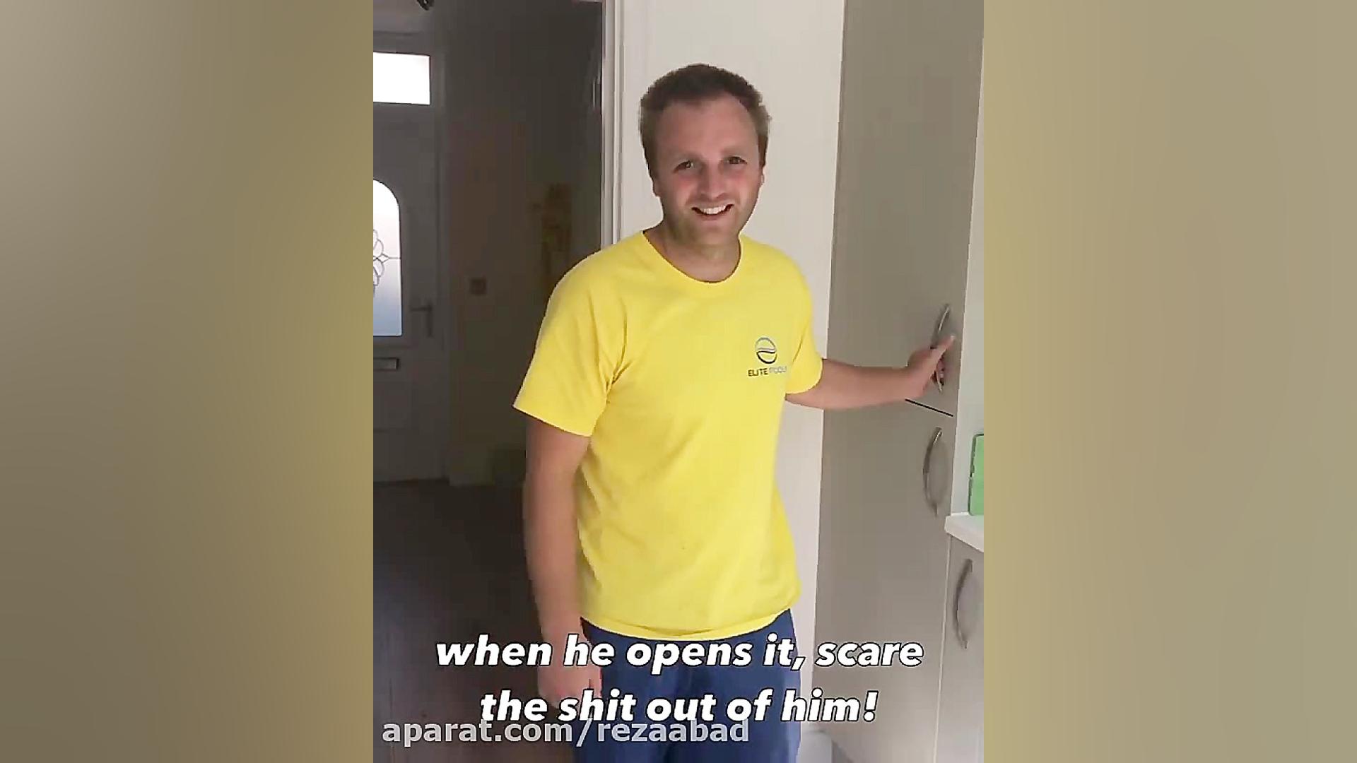 خواهر و برادرشو تو سطل میکنه و...