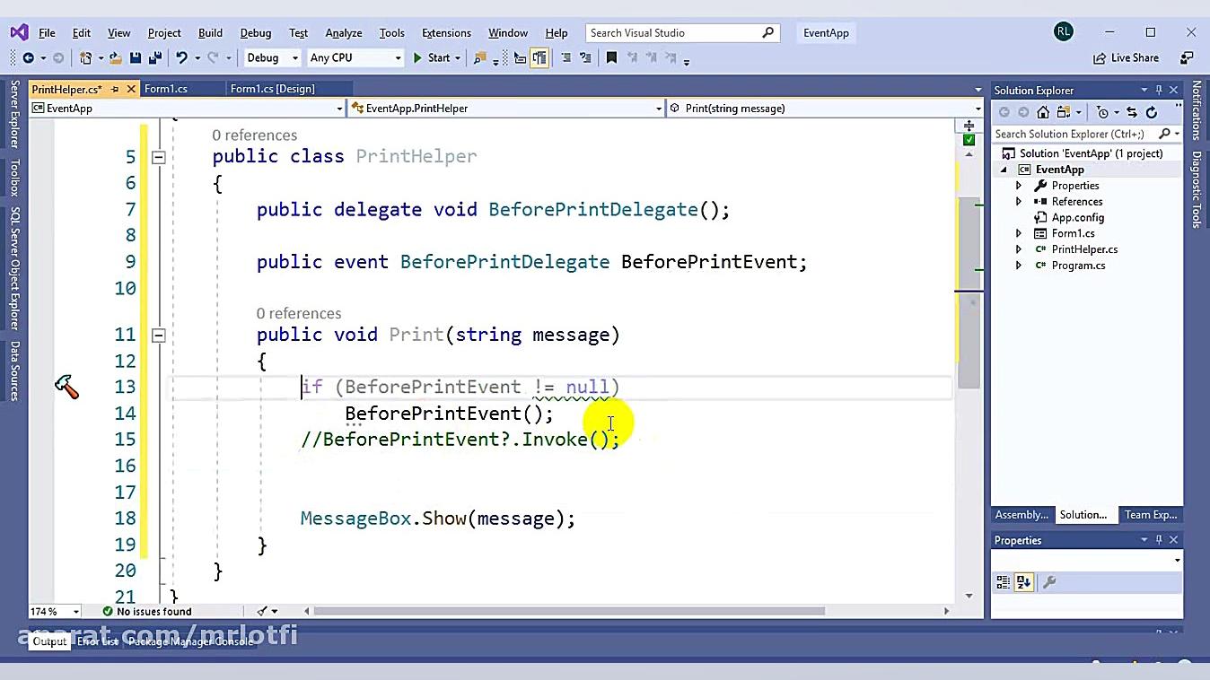 آموزش Event در برنامه نویسی پی...