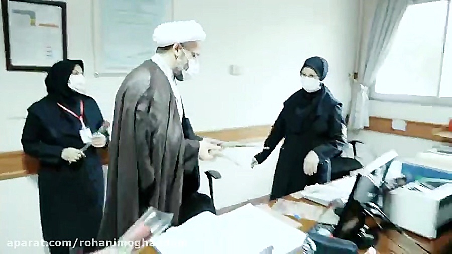 | دیدار با مدافعان سلامت  حاج...