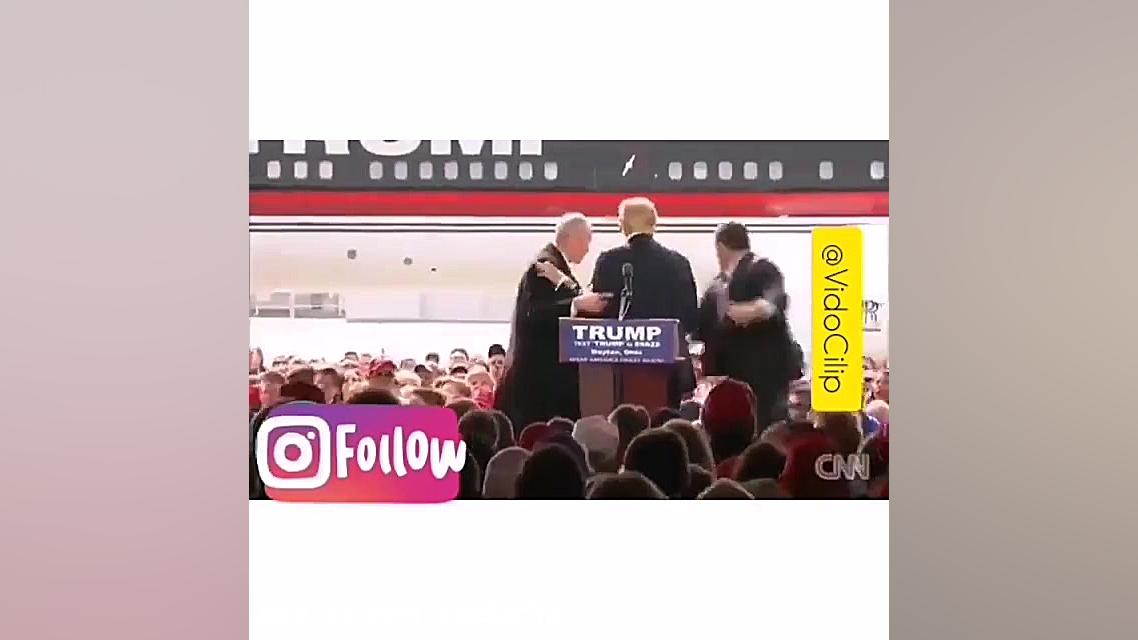 کلیپ خنده دار ترس ترامپ از کرو...