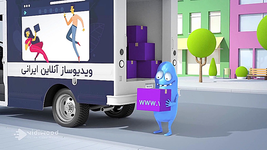 قالب لوگوموشن کاراکتر بامزه و...