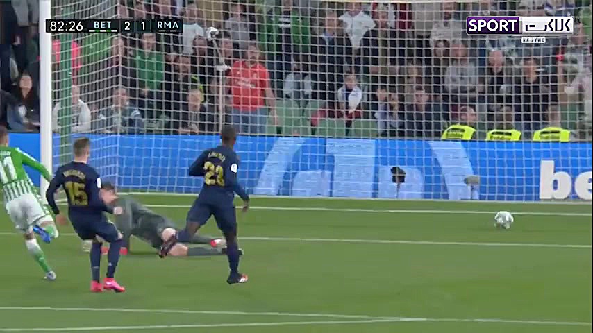 خلاصه بازی رئال بتیس 2 1 رئال...