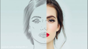 آموزش ایلوستریتور  طراحی خطی چ...