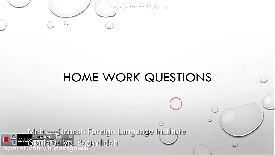 آموزش زبان انگلیسی پایه ششم سر...