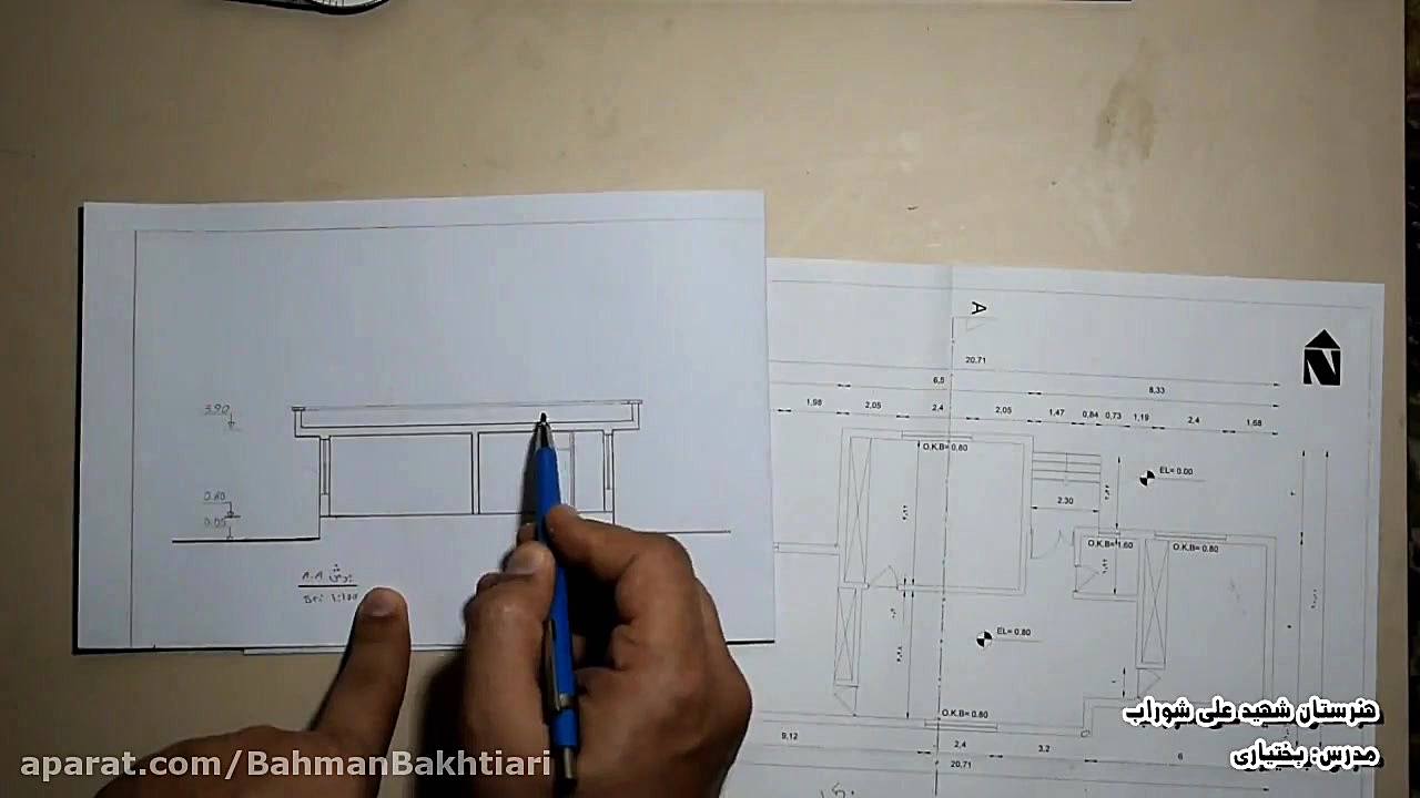 آموزش اصول رسم نمای ساختمان