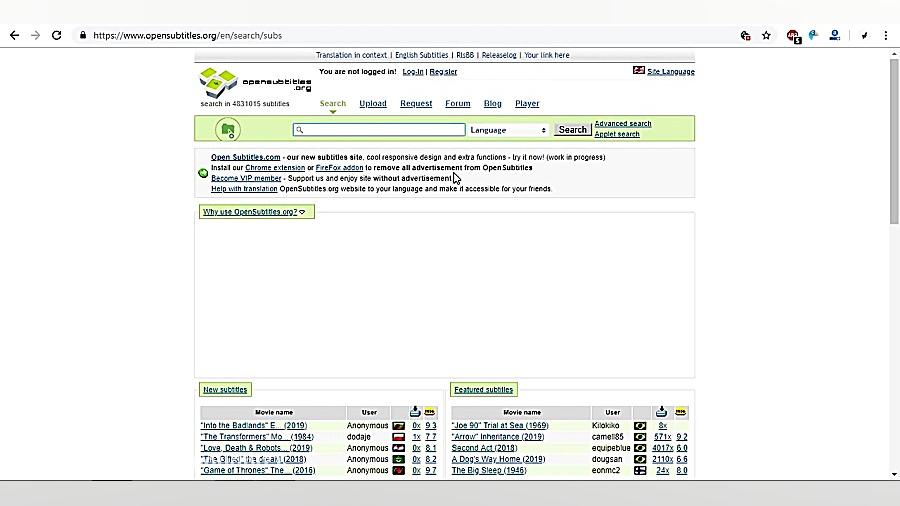 به راحتی زیرنویس تمام فیلم ها...