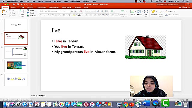 آموزش practice های درس ۷ زبان...