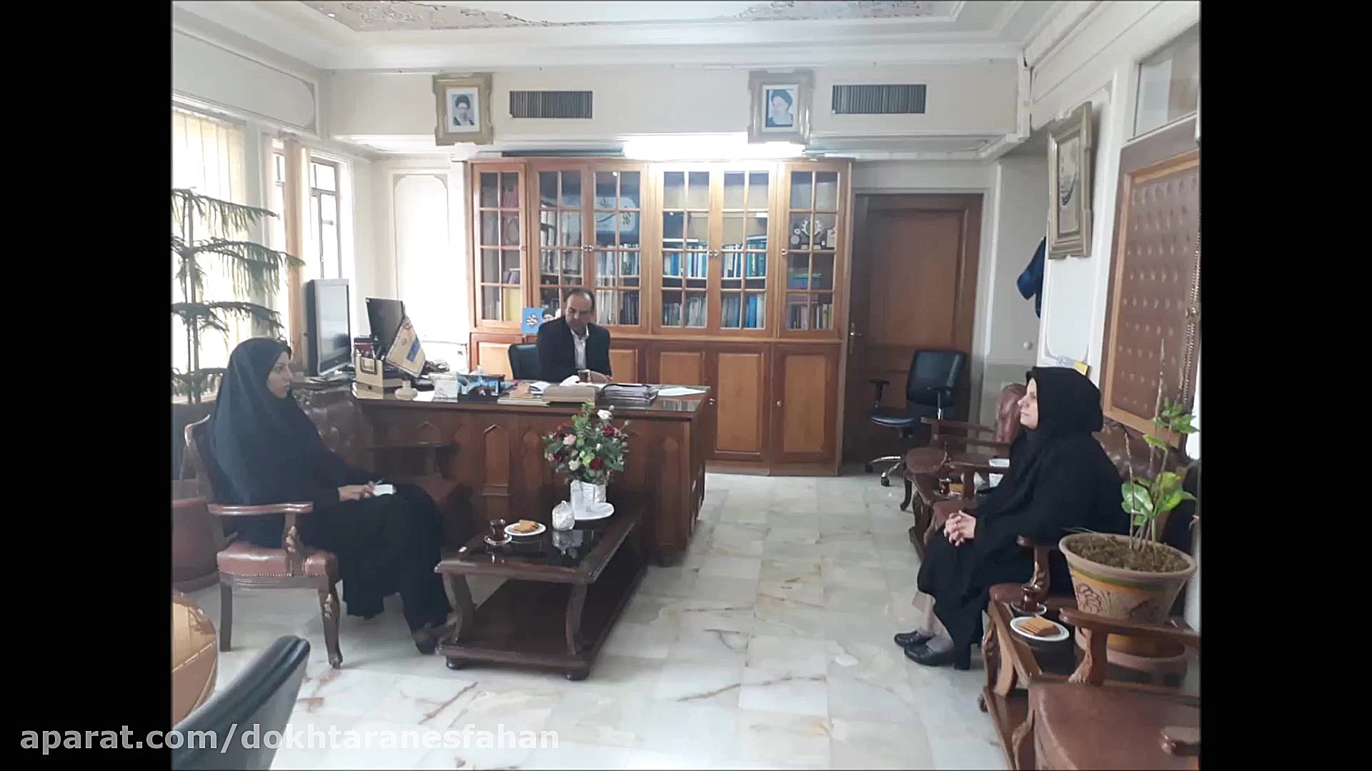 دیدار خانم روزبهی ریاست دختران...