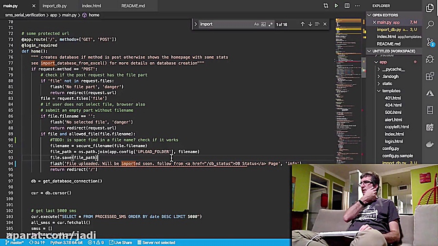 پروژه تایید اسمسی شماره سریال...