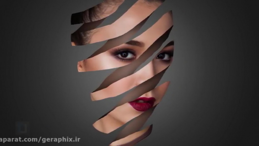 اموزش افکت برش صورت(face peel)