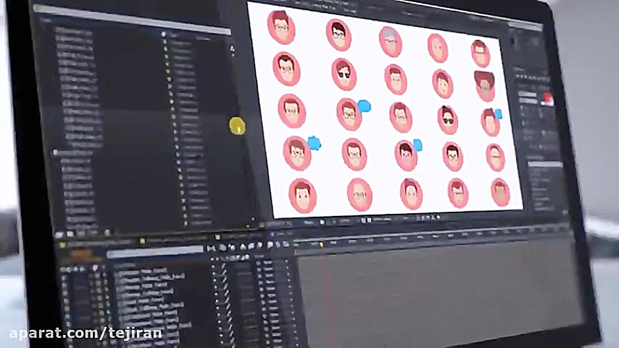 پروژه افتر افکت کاراکتر صورت