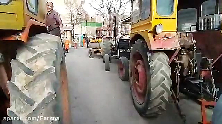تراکتورها برای مقابله با کرونا...