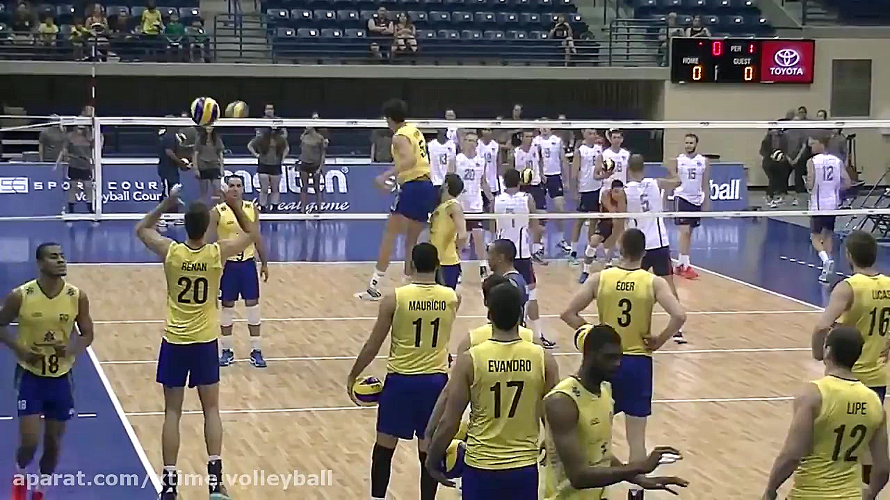 اسپک های نمایشی تیم والیبال بر...