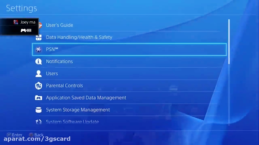 اتصال شبکه پلی استیشن بر روی p...