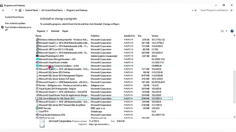 فیلم آموزشی خطا در نرم افزار آ...