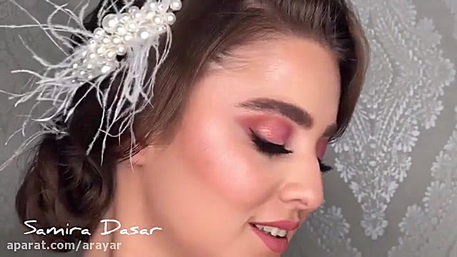 آرایش صورت لایت عروس