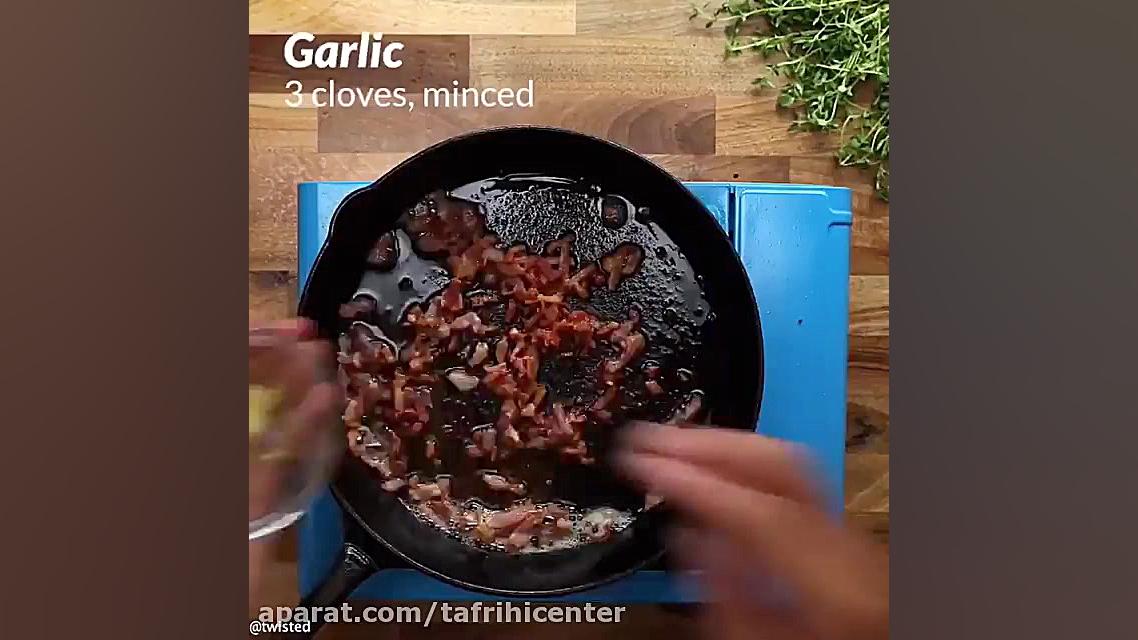 آموزش یه غذای خوشمزه با مرغ که...